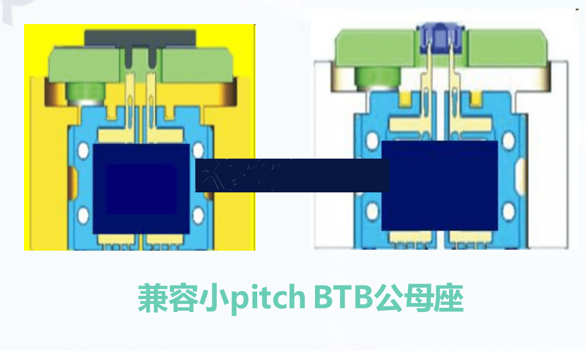 大电流BTB微针模组,blade block微针模组,凯智通KZT